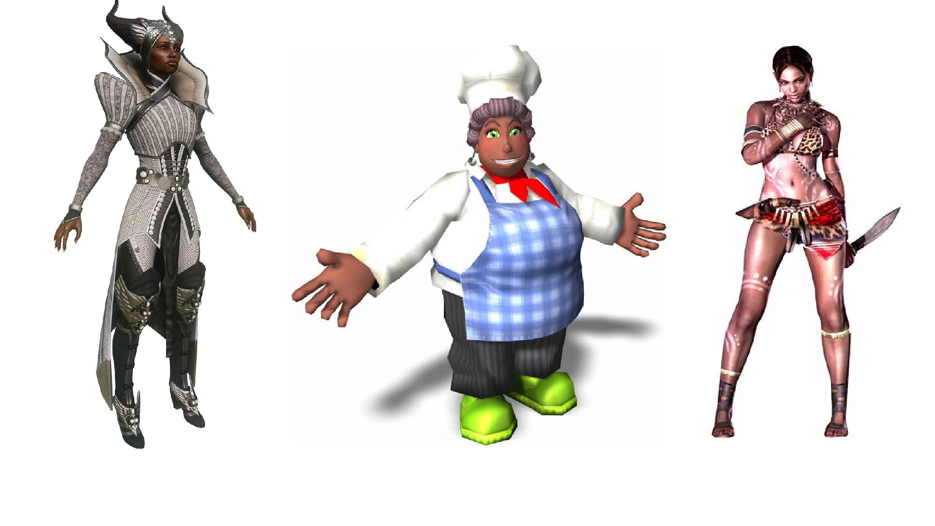 How many original black playable women have there been in the history of gaming?