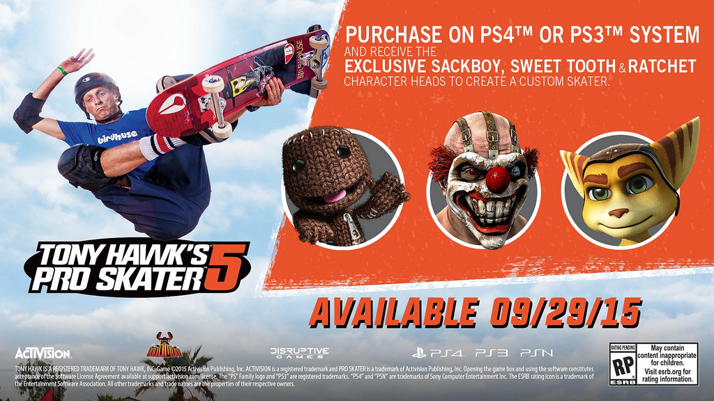 Tony Hawk 5's PlayStation exclusive costumes are hideous