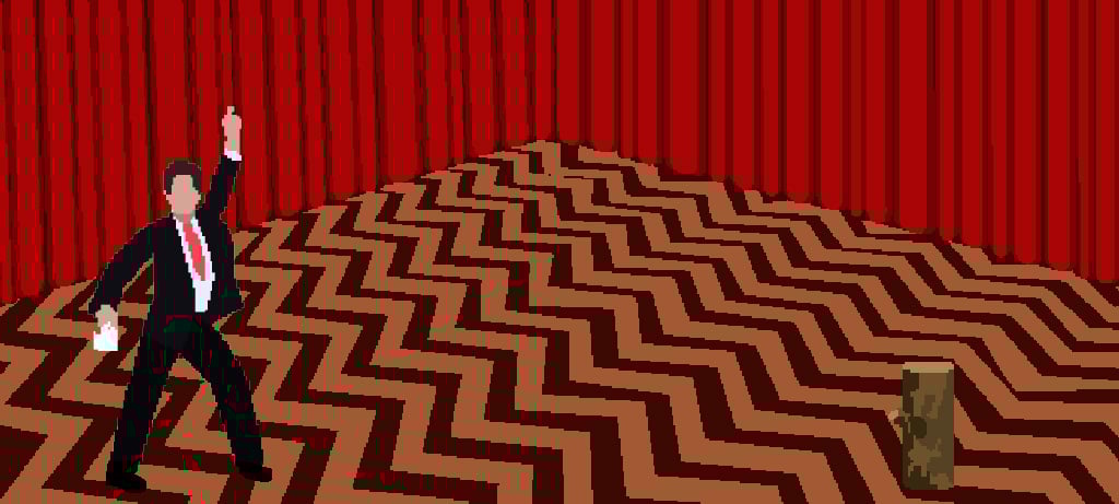 Someone made a Twin Peaks dancing game