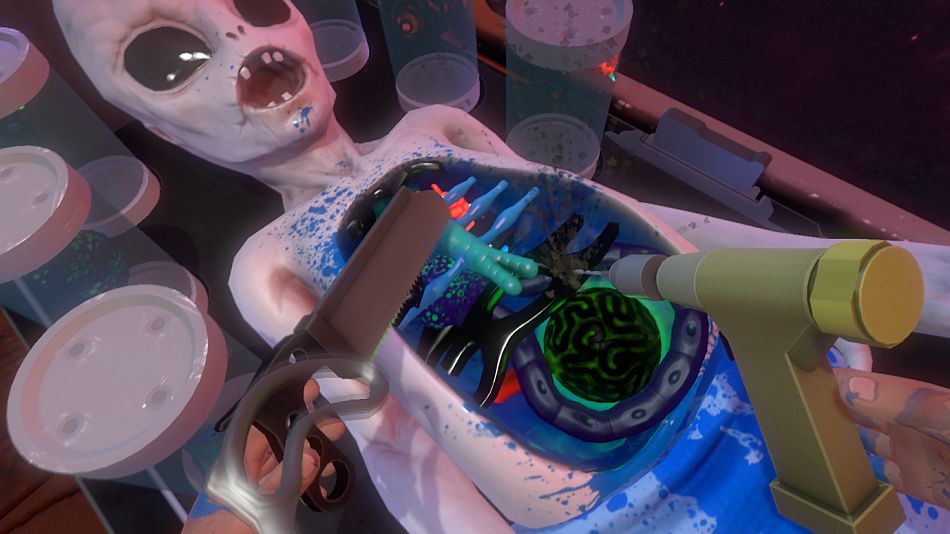 I used the Oculus Rift to high-five a dead alien in Surgeon Simulator