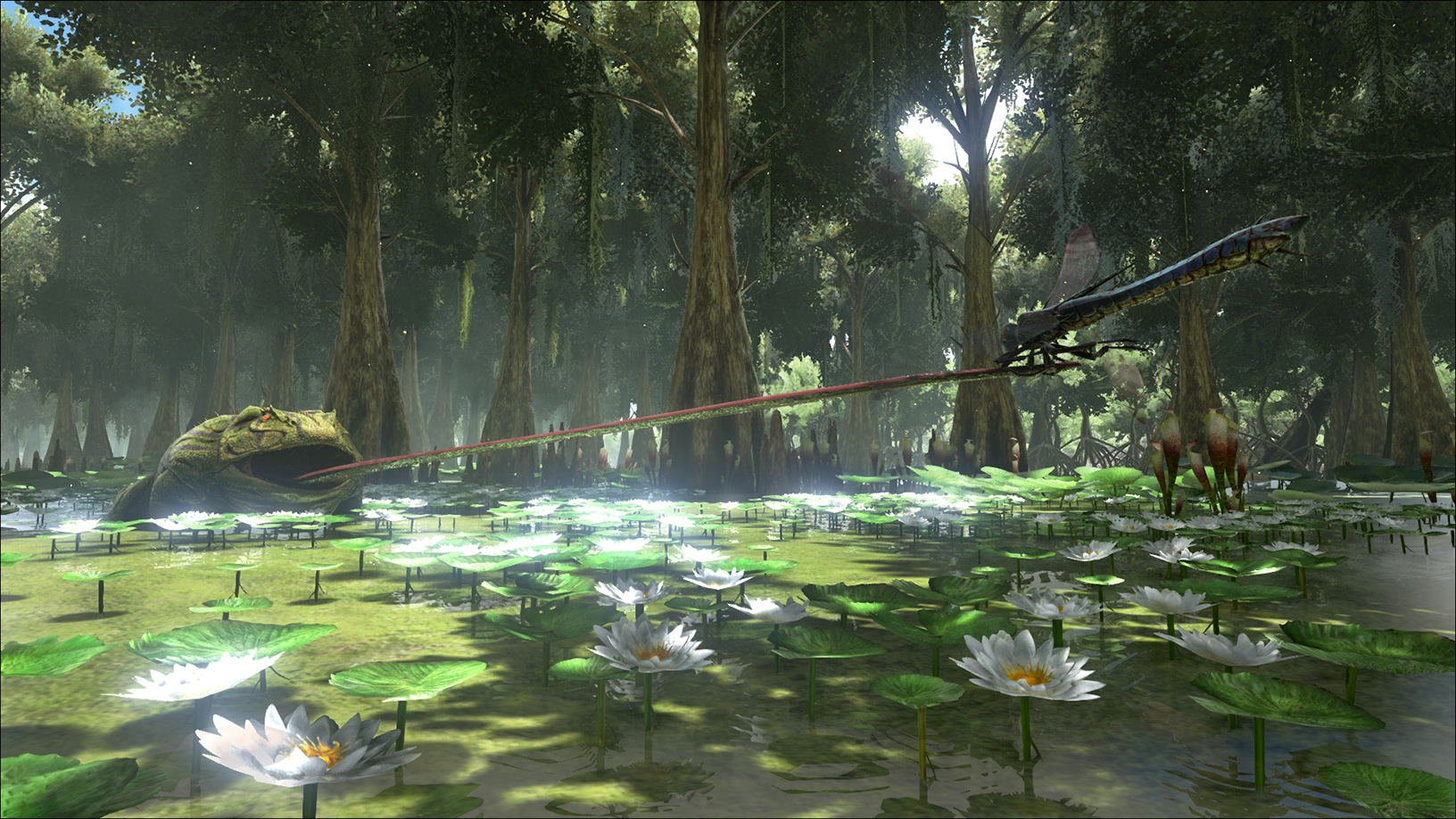 ARK: Survival Evolved adds tundras, swamps, and giant frogs