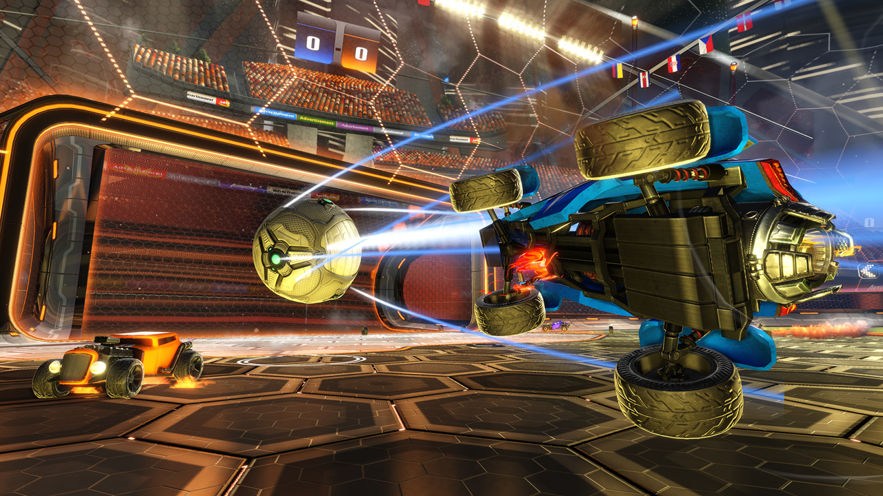 The cars in Rocket League handle differently