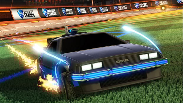 The DeLorean is coming to Rocket League