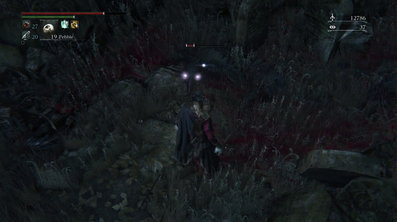 There is a friendly carrion crow in Bloodborne