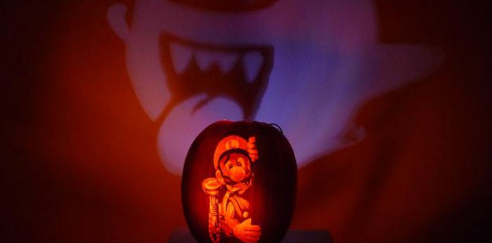 I want this Luigi's Mansion pumpkin so bad