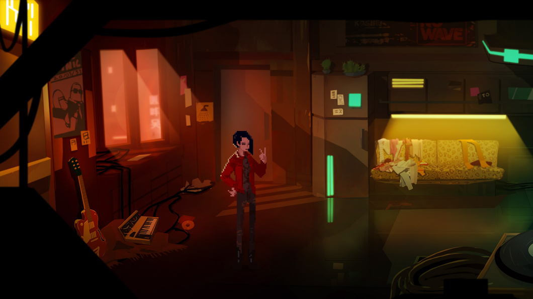 Void and Meddler is a grimy cyberpunk point-and-click