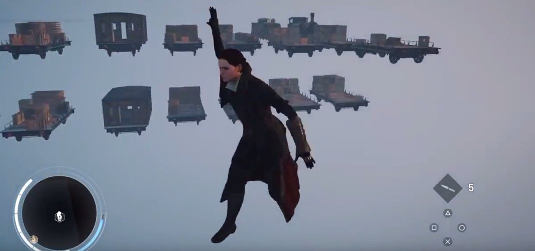 It's no Unity, but Assassin's Creed: Syndicate has some fun glitches