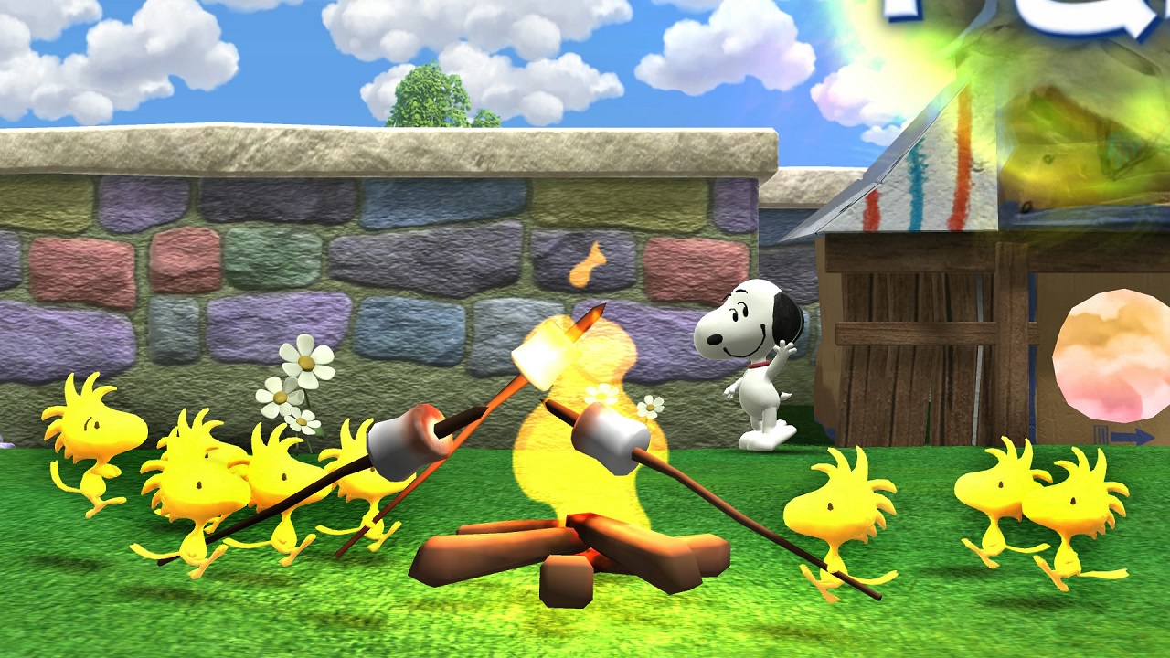 There's a new Snoopy game and it kind of looks like Yoshi's Woolly World