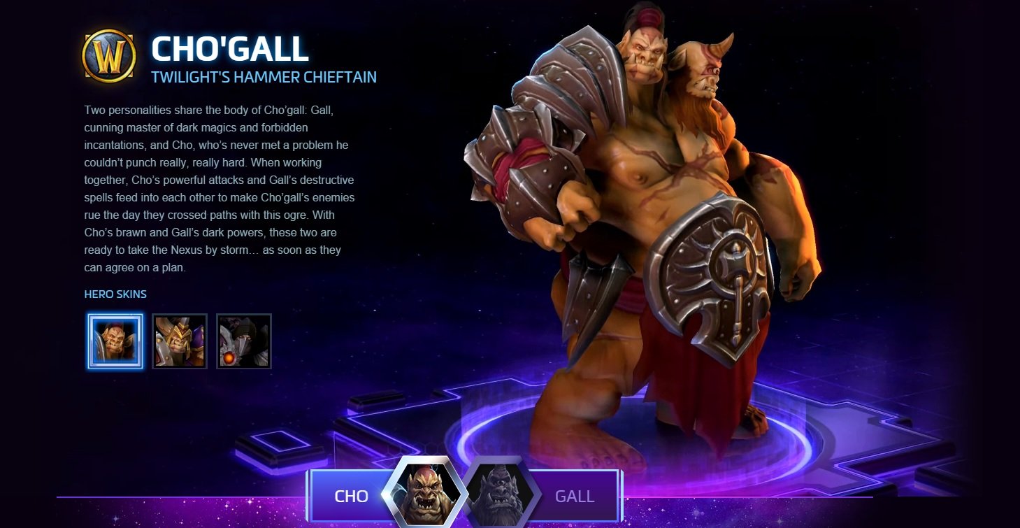 New characters announced for Heroes of the Storm, including a two-player hero