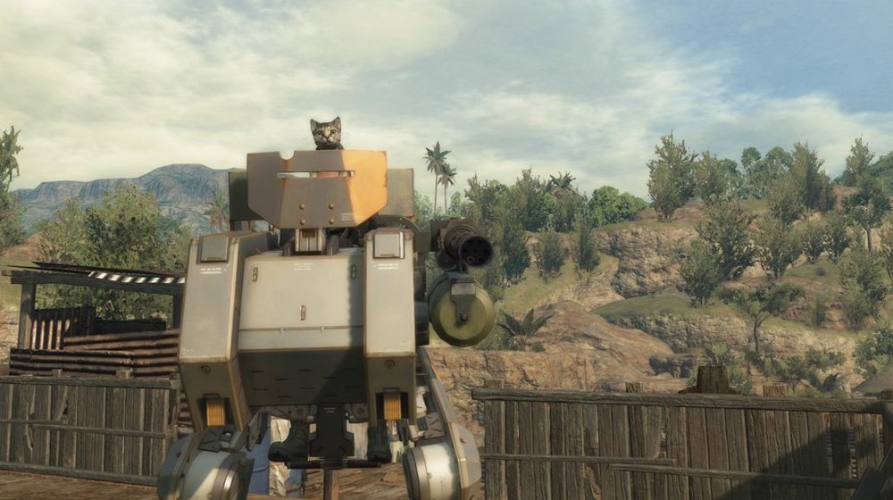 Wear a cat on your head in Metal Gear Online