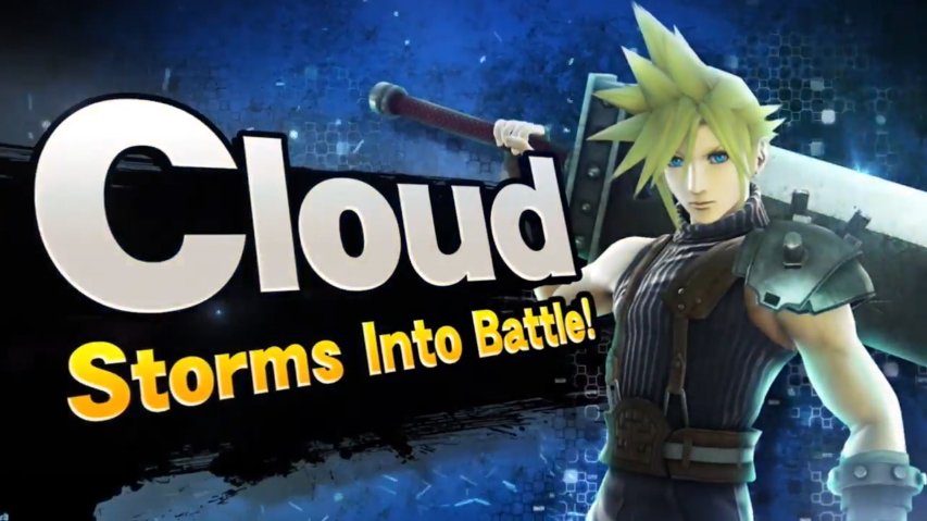 Cloud Strife is the newest Smash Bros. character