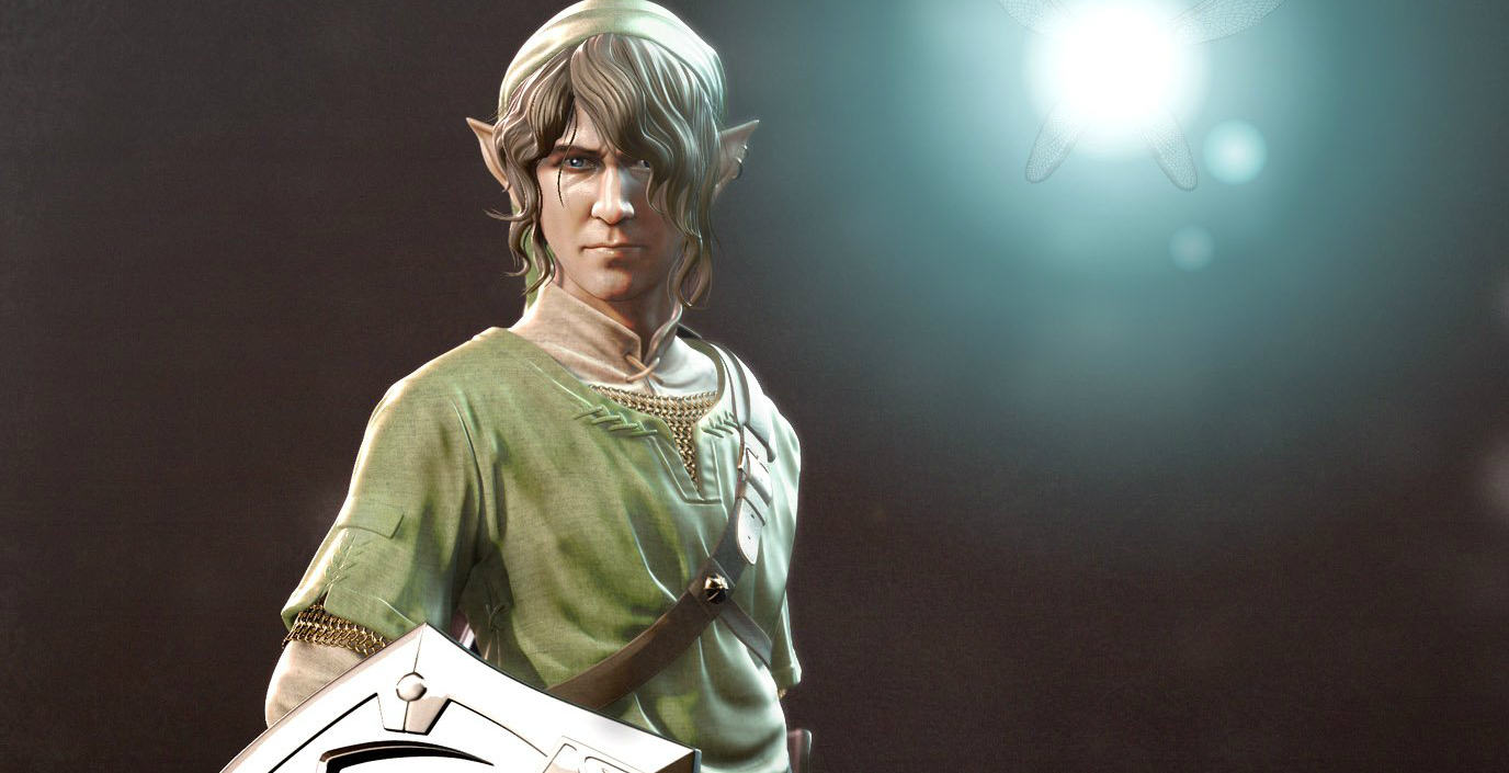 Halo artist re-imagines a realistic Legend of Zelda hero