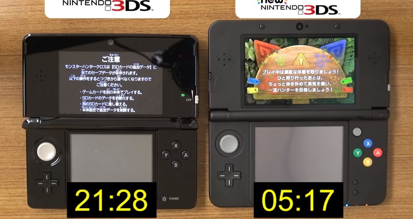 See how much faster Monster Hunter X loads on the New 3DS