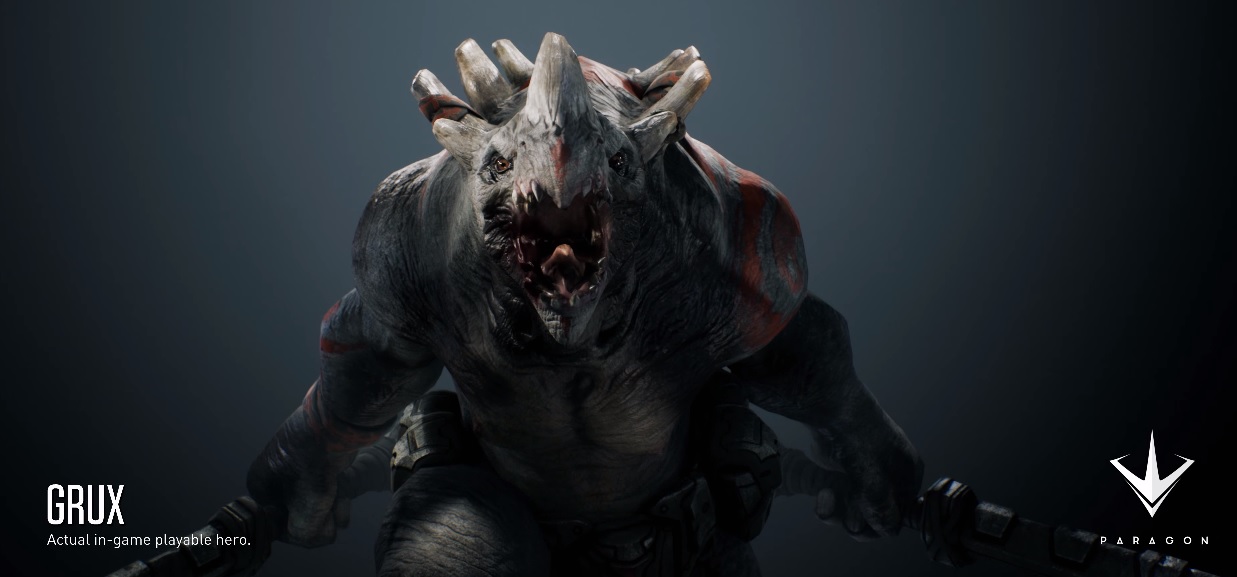 Grux is the last of Epic's Paragon character reveals