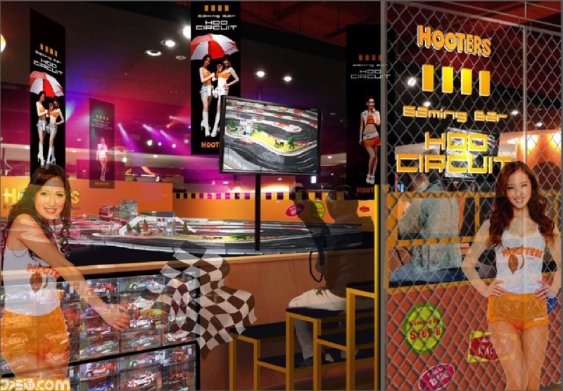 Namco is partnering with Hooters in Japan to open up an arcade
