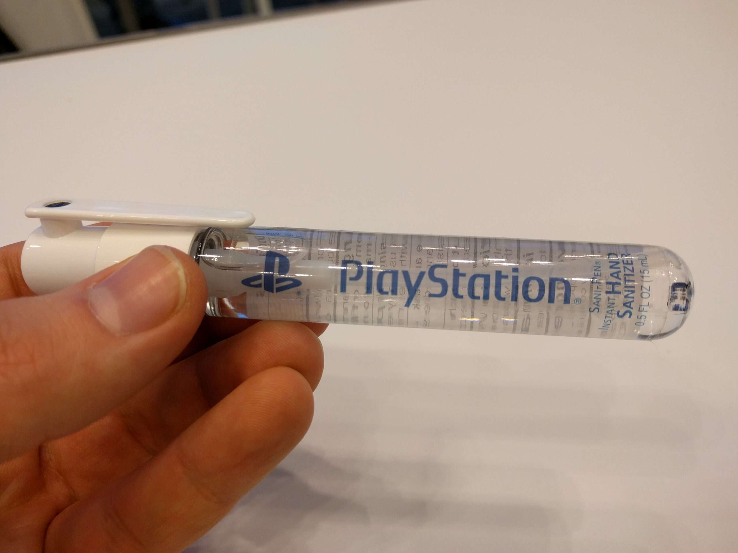 PSA: That clear liquid at PlayStation Experience is not breath spray