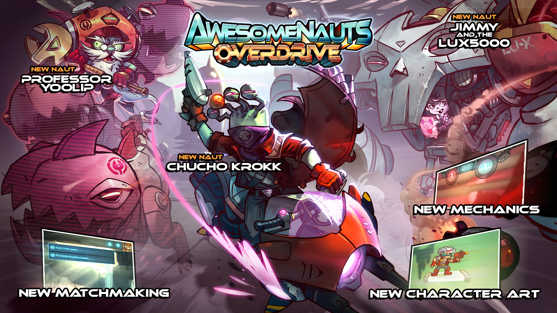 Awesomenauts is still trucking with a brand new expansion, Overdrive