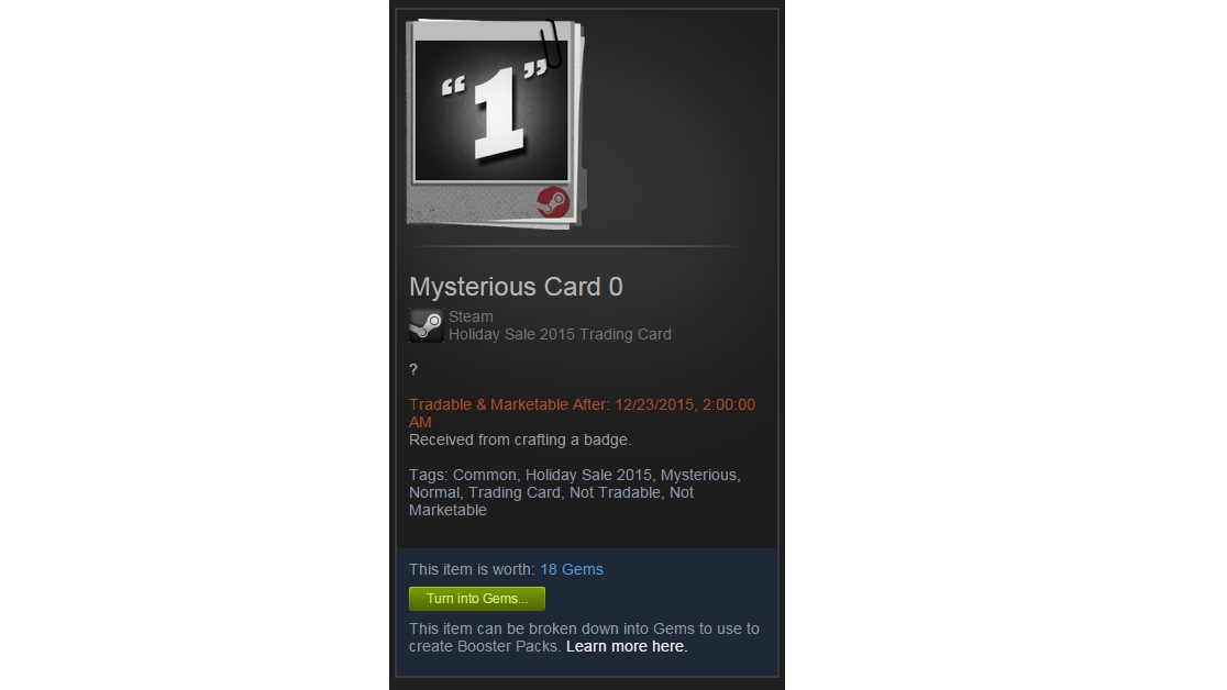 Steam is dropping Mysterious trading cards again