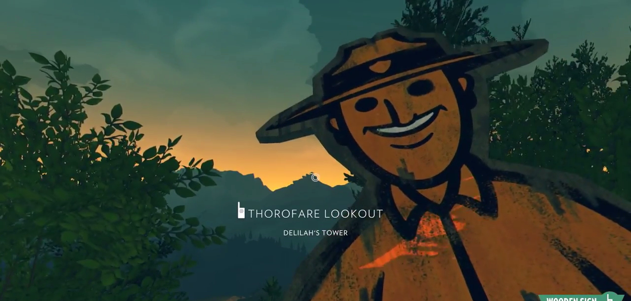 Fyrst look at more beautiful Firewatch fyytage