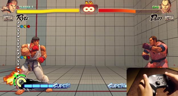 This is what Street Fighter IV looks like with motion controls