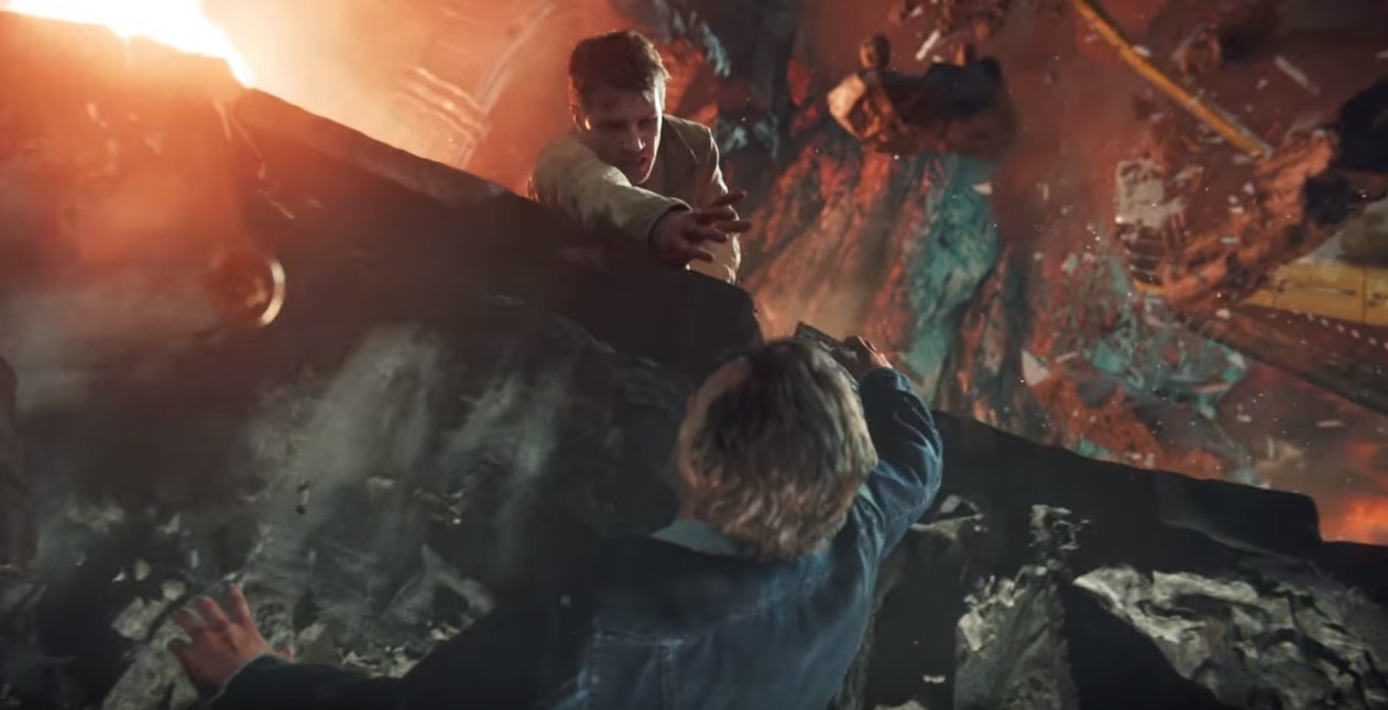 Nathan Drake's whole world crashing down around him