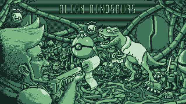 Game Boy themed Alien Dinosaurs coming to PC, 3DS and Wii U