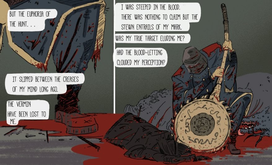 This Bloodborne comic is too cool for still images