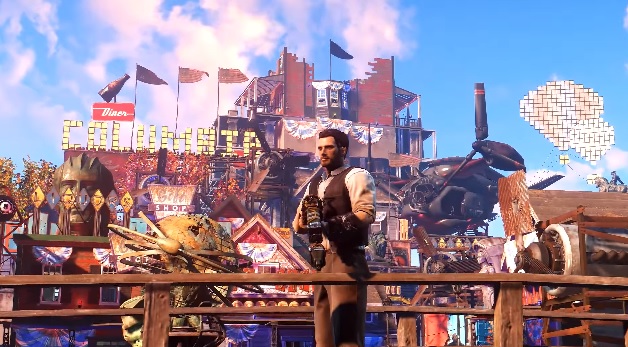 Someone recreated BioShock's Columbia in Fallout 4, and it's amazing