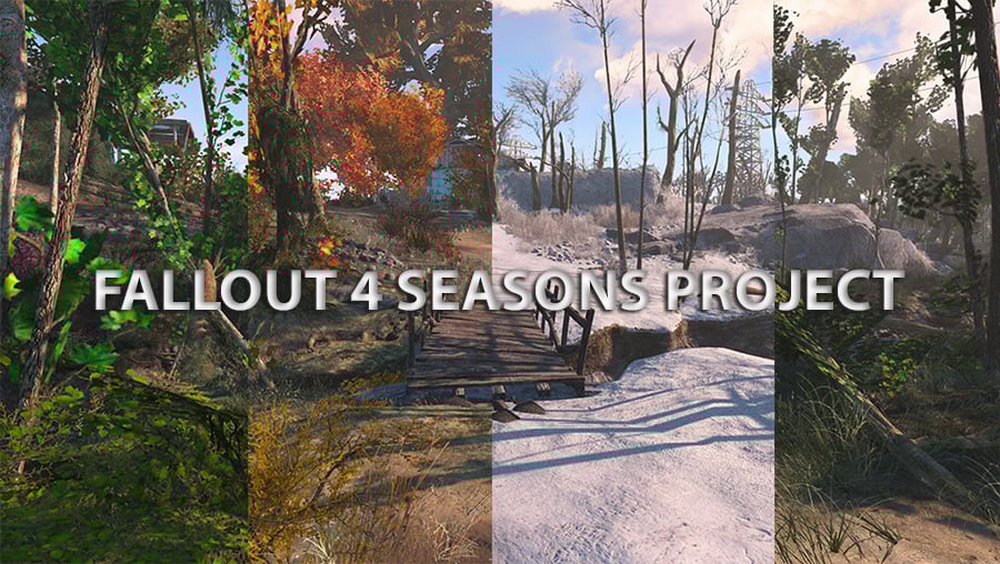Fallout 4 looks so much better with seasons