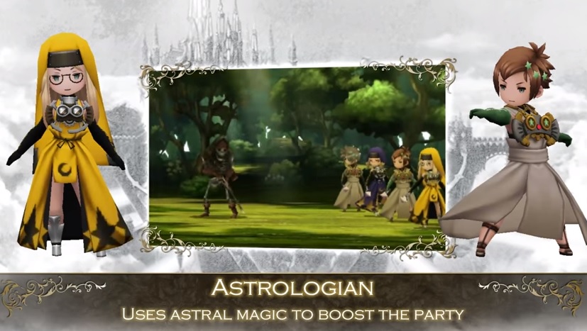 Bravely Second shows off some new jobs, including Astrologian