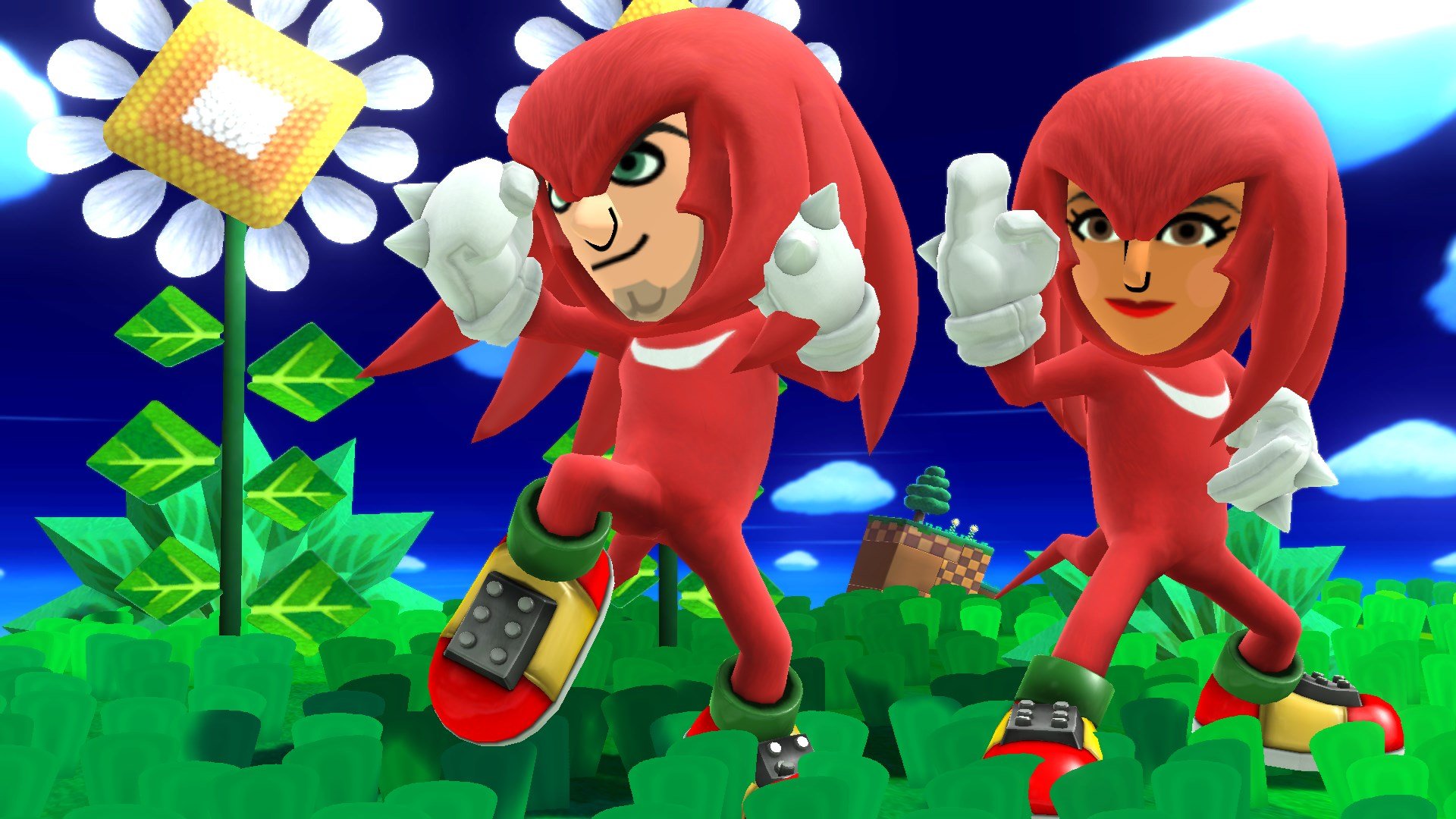 Oh, a weird-lookin' Knuckles Mii is coming to Smash too