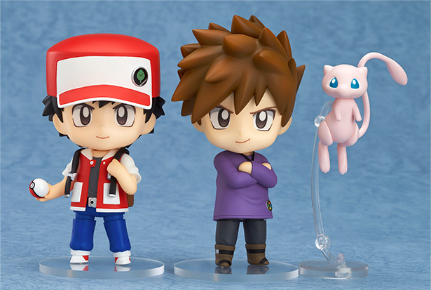 Red and Blue battle it out as the newest Pokemon Nendoroid figures