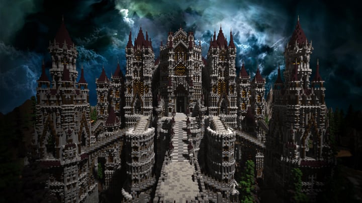 Someone made Dark Souls' Anor Londo in Minecraft