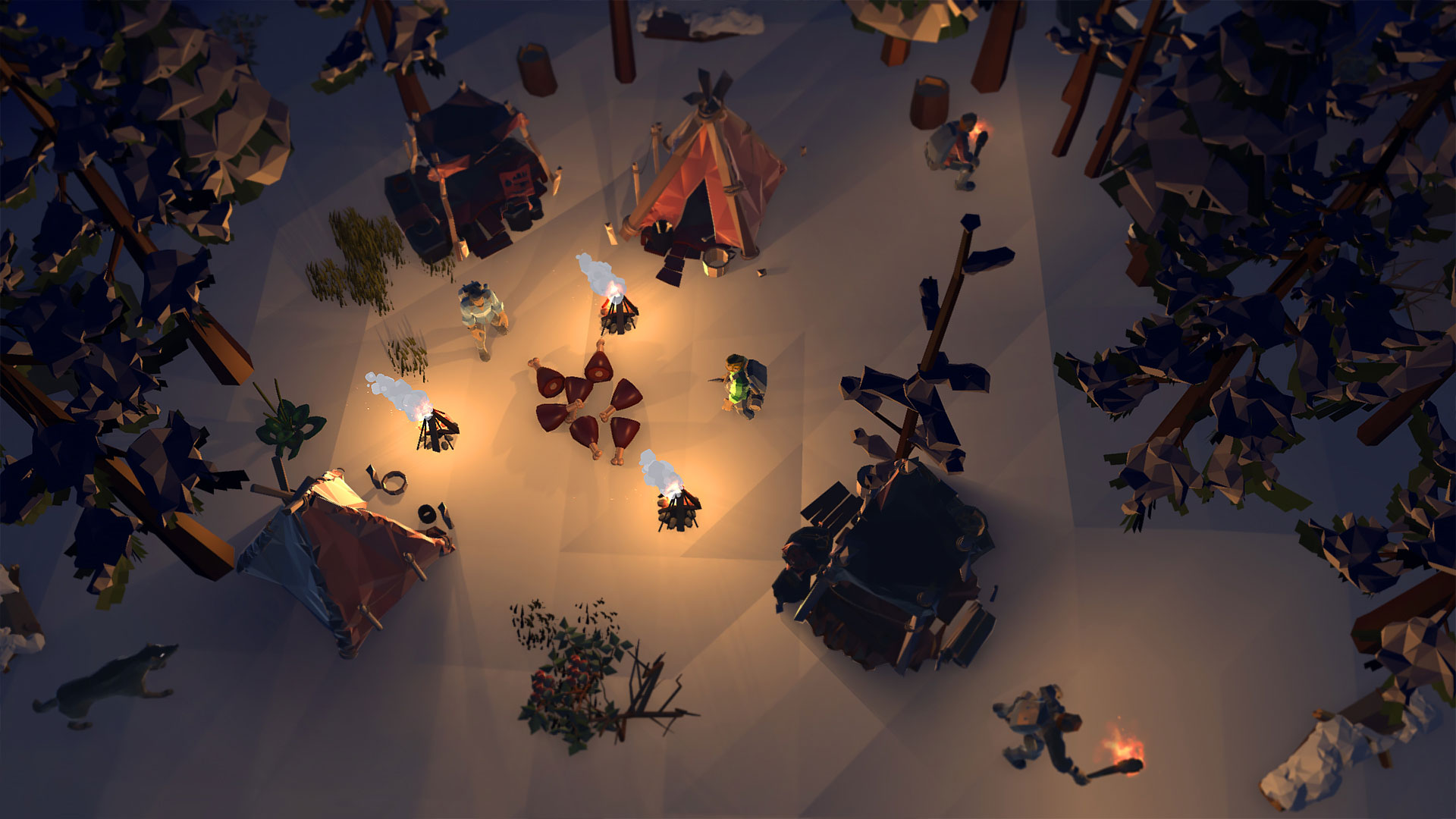 The Wild Eight looks like Don't Starve with eight players