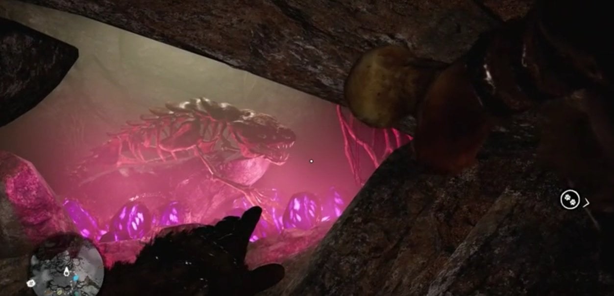 There's a Blood Dragon easter egg in Far Cry Primal