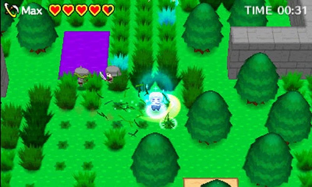 A 3DS game about cutting grass, Zelda style