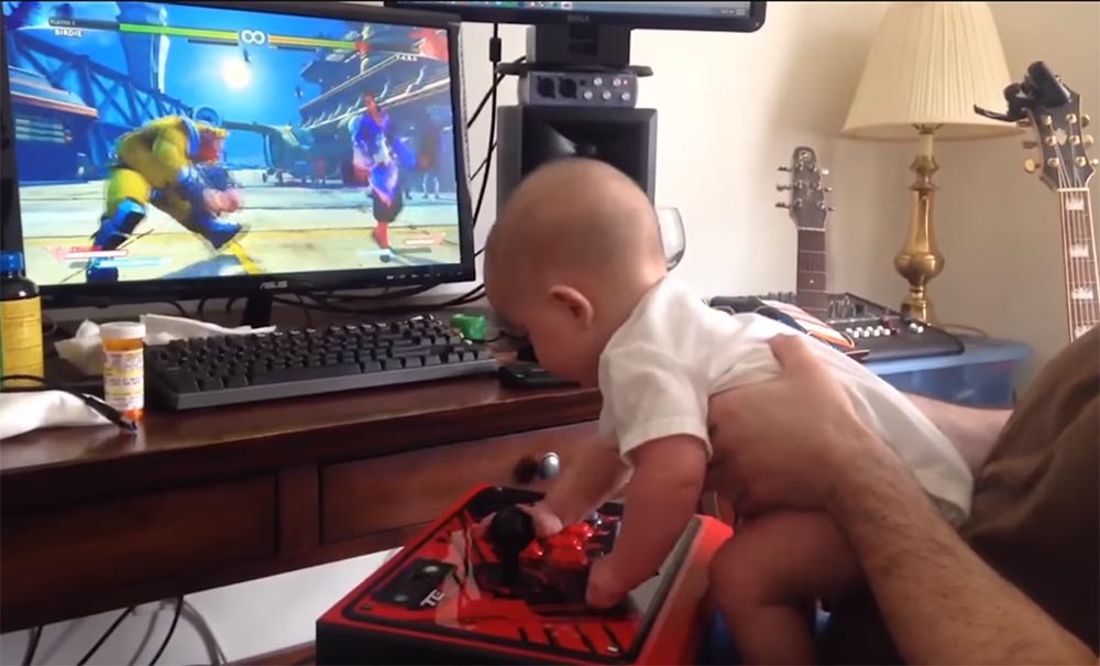Baby beats Street Fighter V's story mode