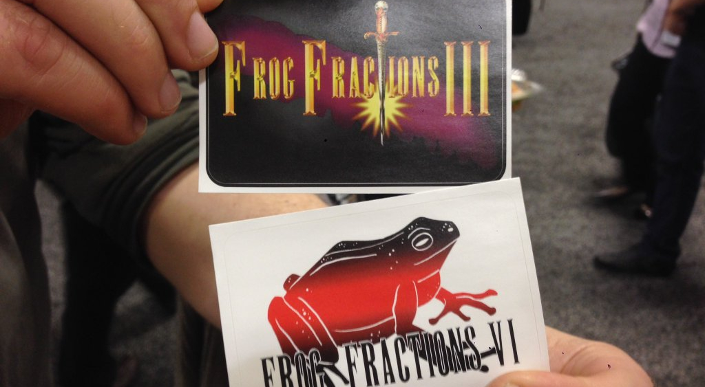 This Frog Fractions promotional art is amazing