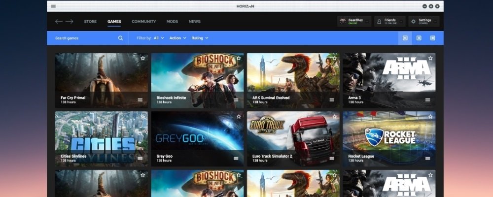 Horizon wants to put all your games into one, open-source launcher