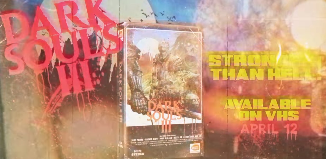 Dark Souls III gets a grainy grindhouse VHS trailer
