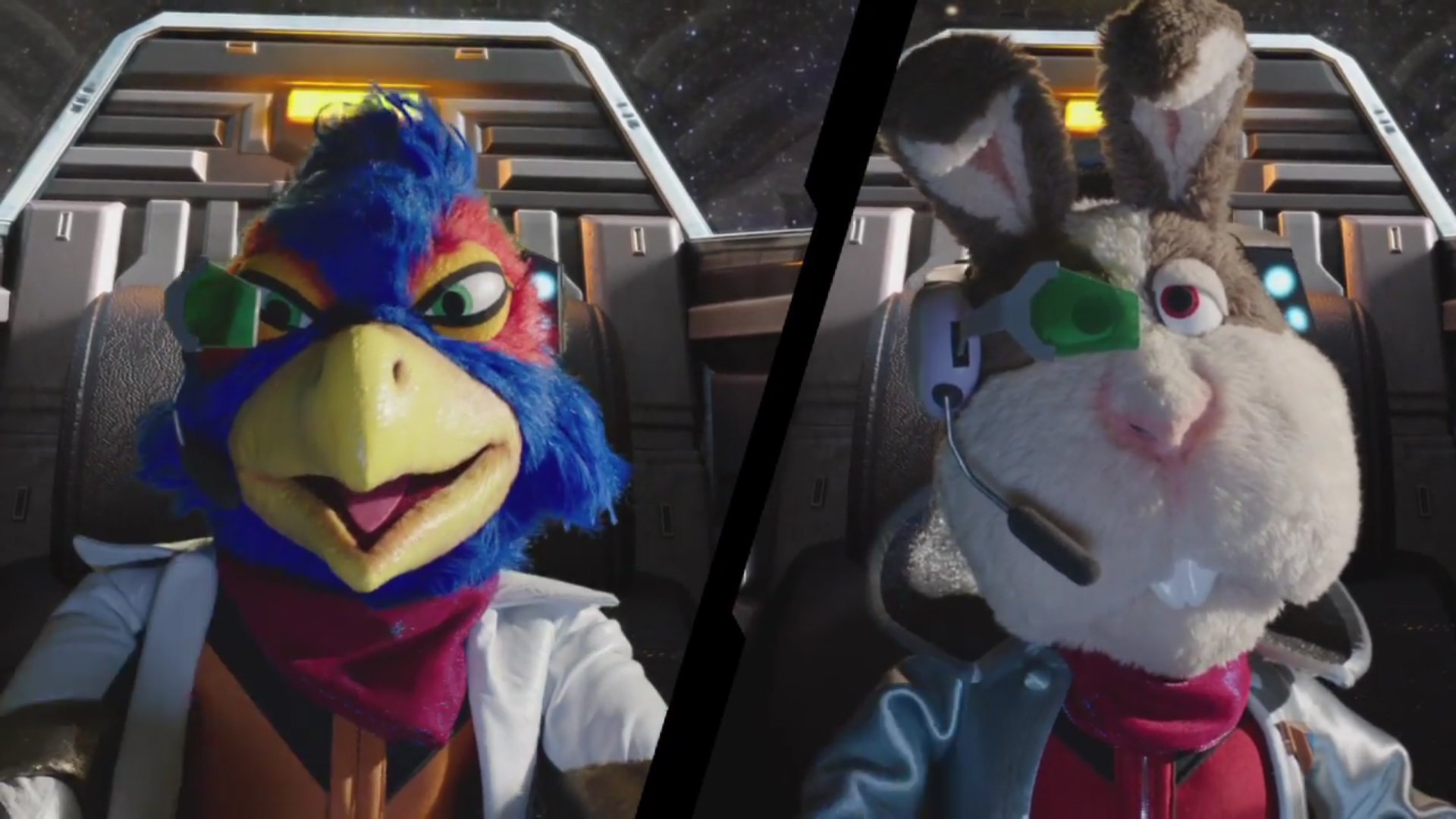 The modern Star Fox puppets are so much cuter than the originals