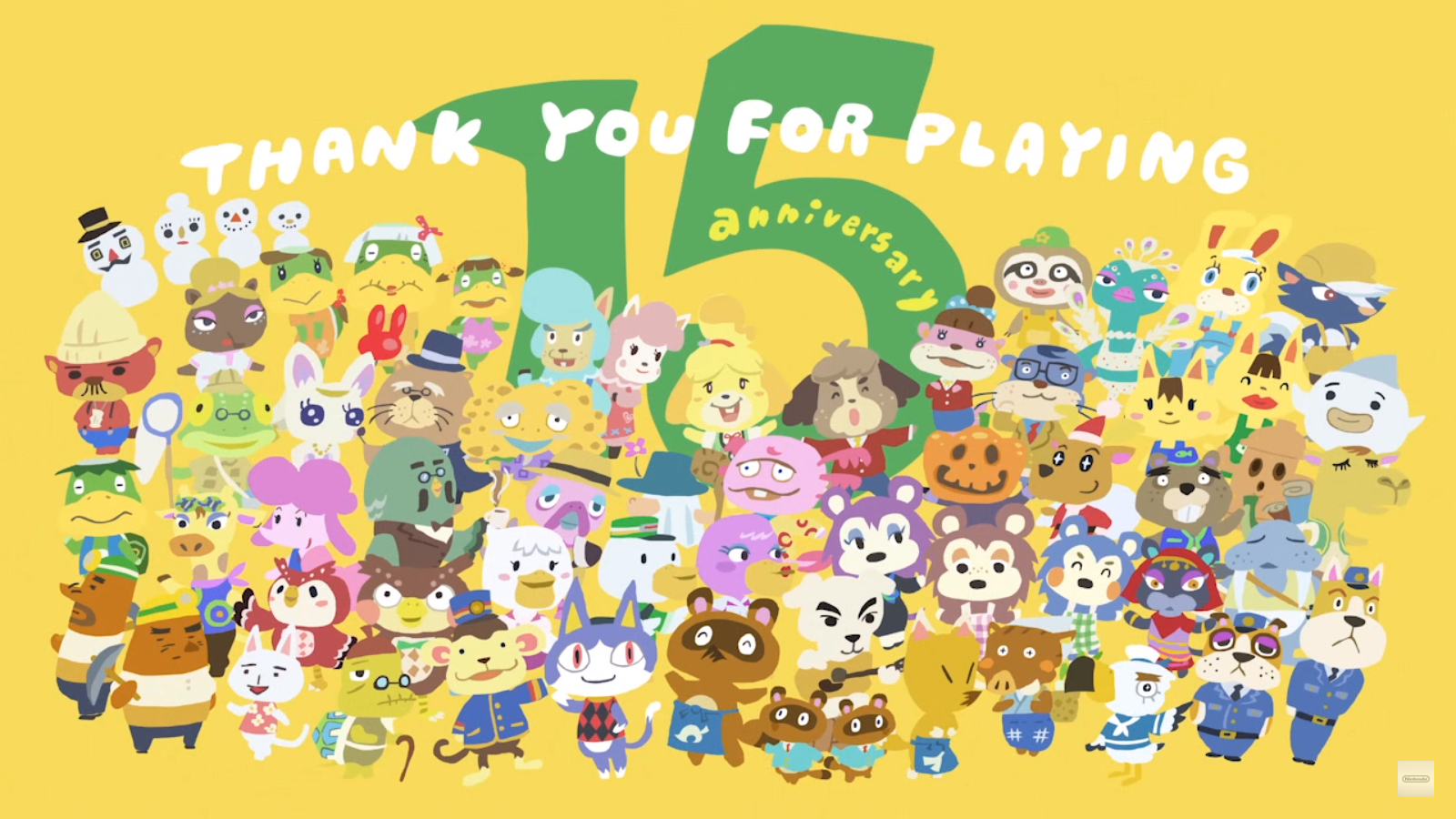 Animal Crossing celebrates its 15th anniversary today