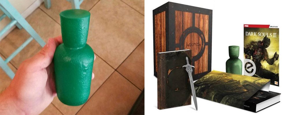 That Dark Souls III Estus Flask replica is embarrassing junk