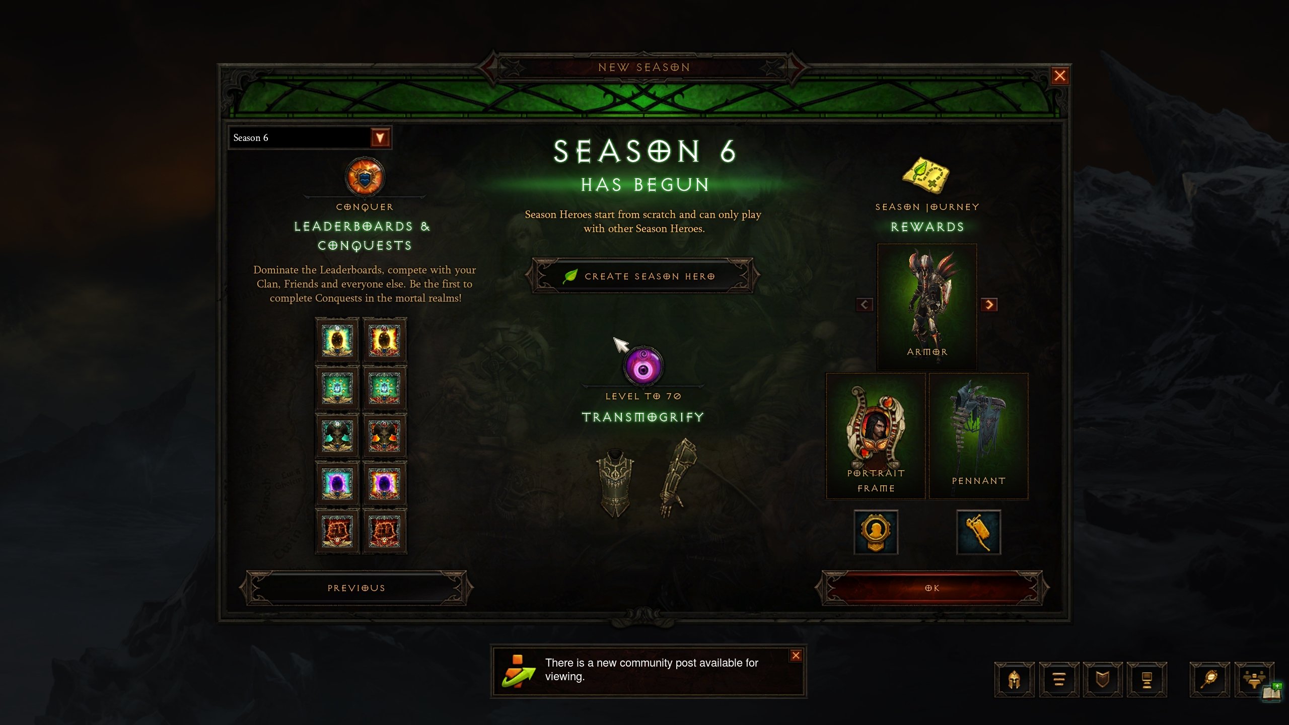 Diablo III's Season 6 kicks off this week