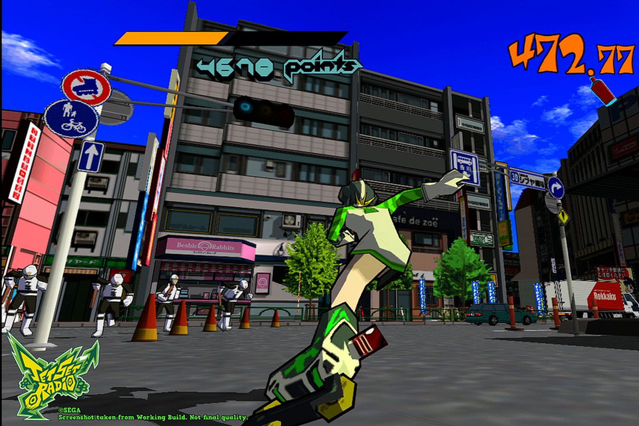 You can play Jet Set Radio now via backward compatibility