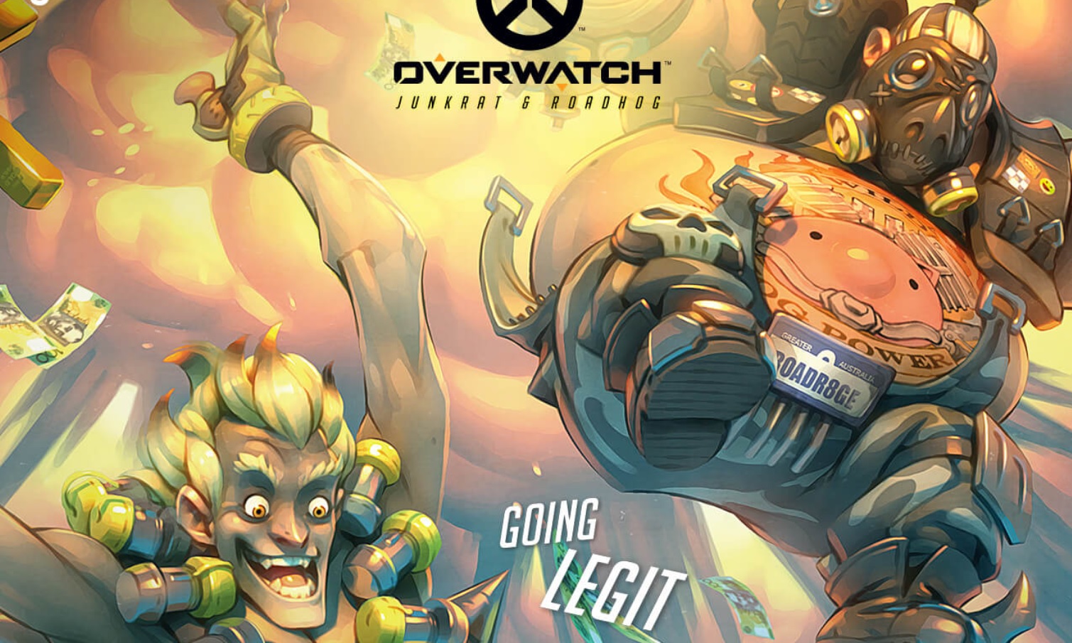 Newest Overwatch comic features Junkrat and Roadhog