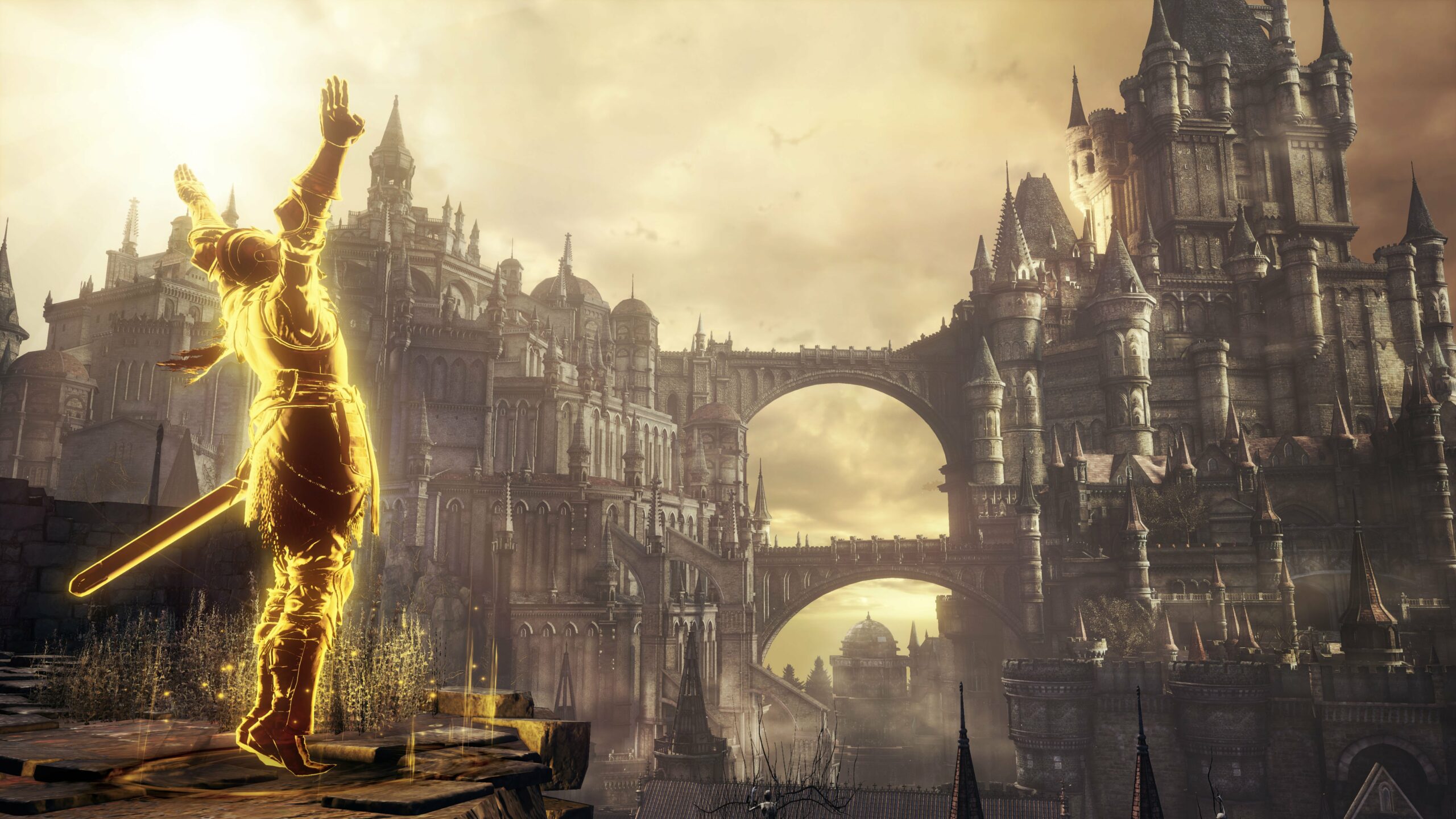 Dark Souls III told him he could become anything so he became an AC-130