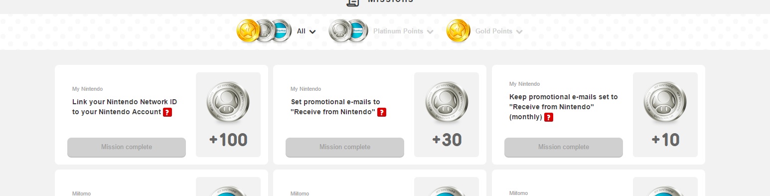 Nintendo just added a few more My Nintendo Network missions