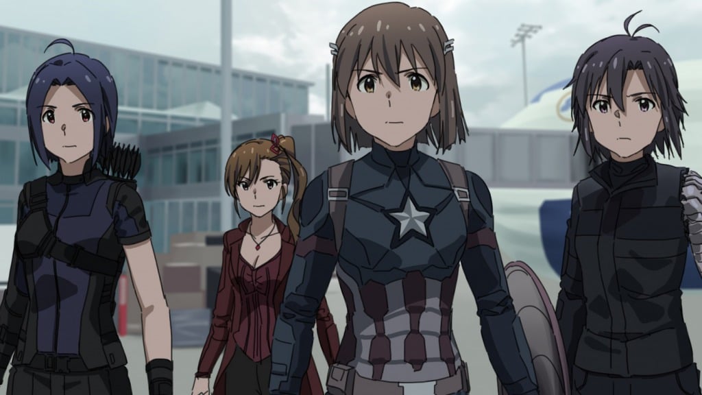See idol-on-idol violence in this Civil War x Idolmaster mashup