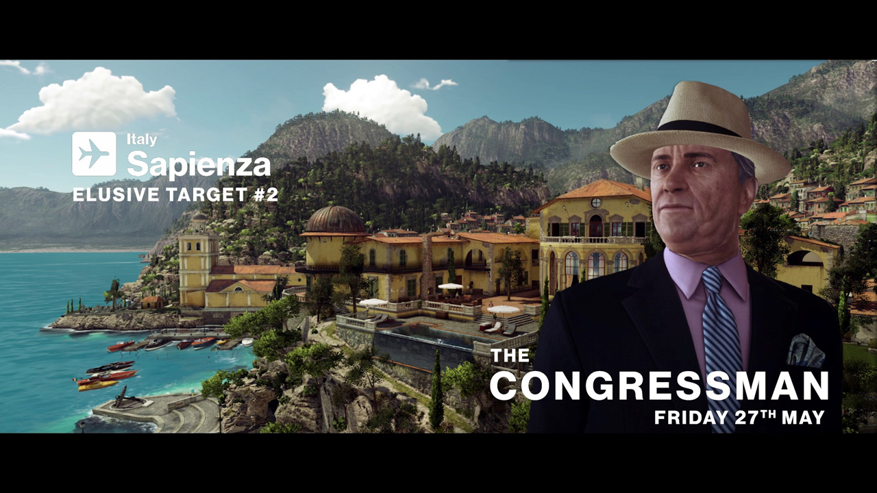 Hitman's second Elusive Target is set for next weekend